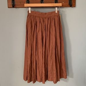 Not Perfect Linen Skirt